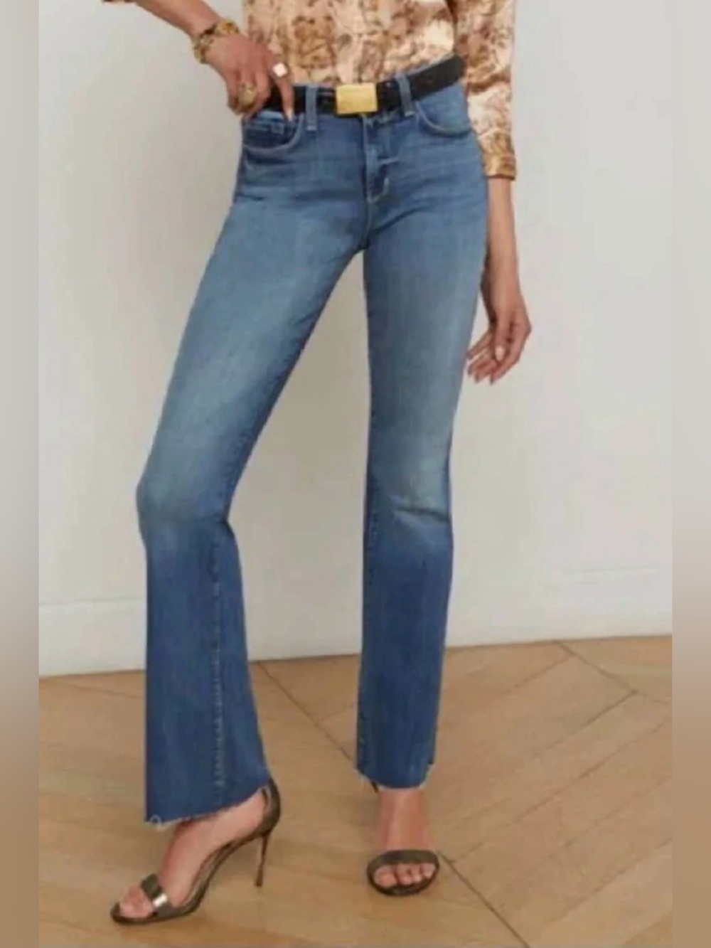 L'AGENCE $275 Marty Flare Jeans in Hanson size 26